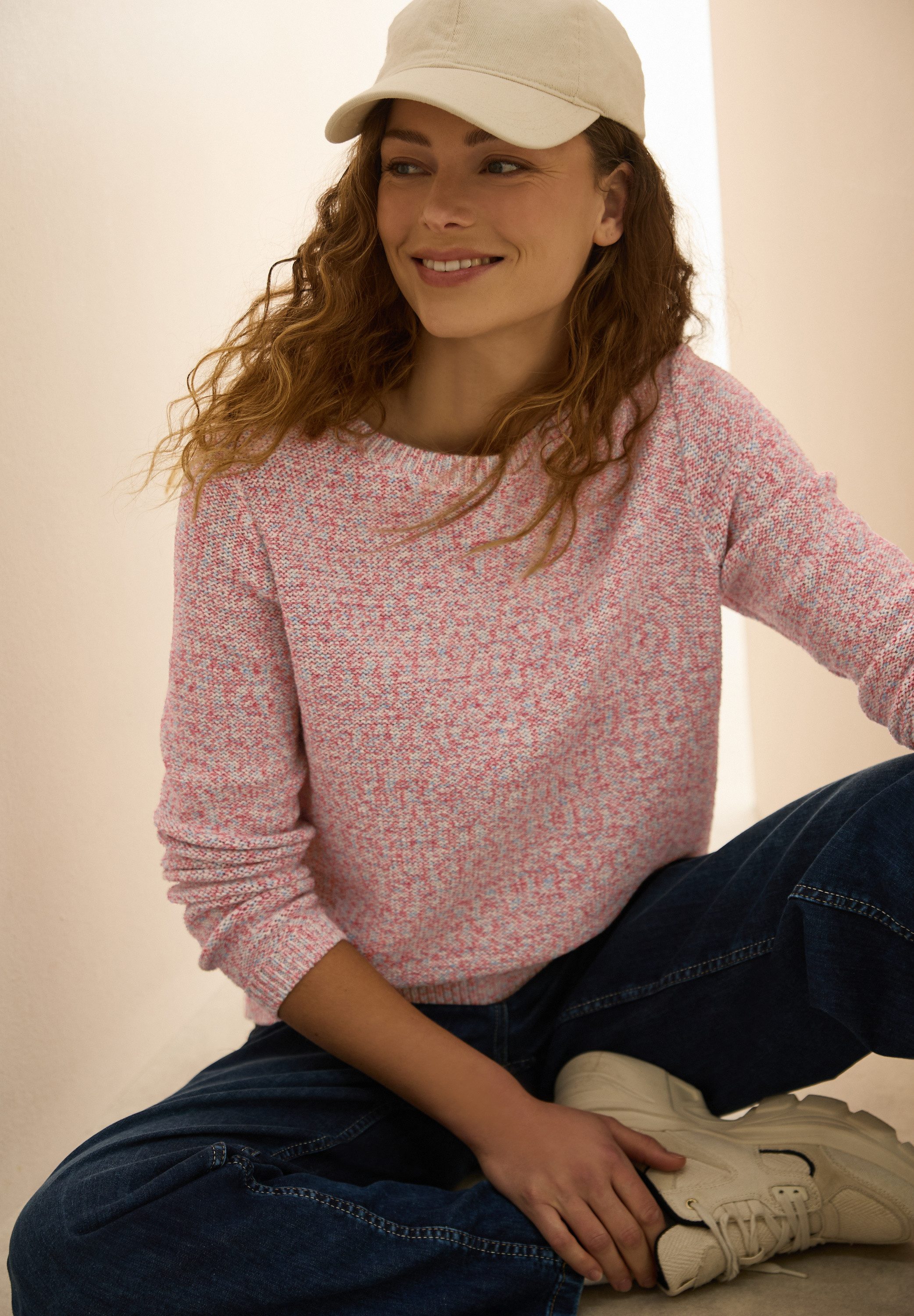 CECIL Strickpullover mit U-Boot-Ausschnitt