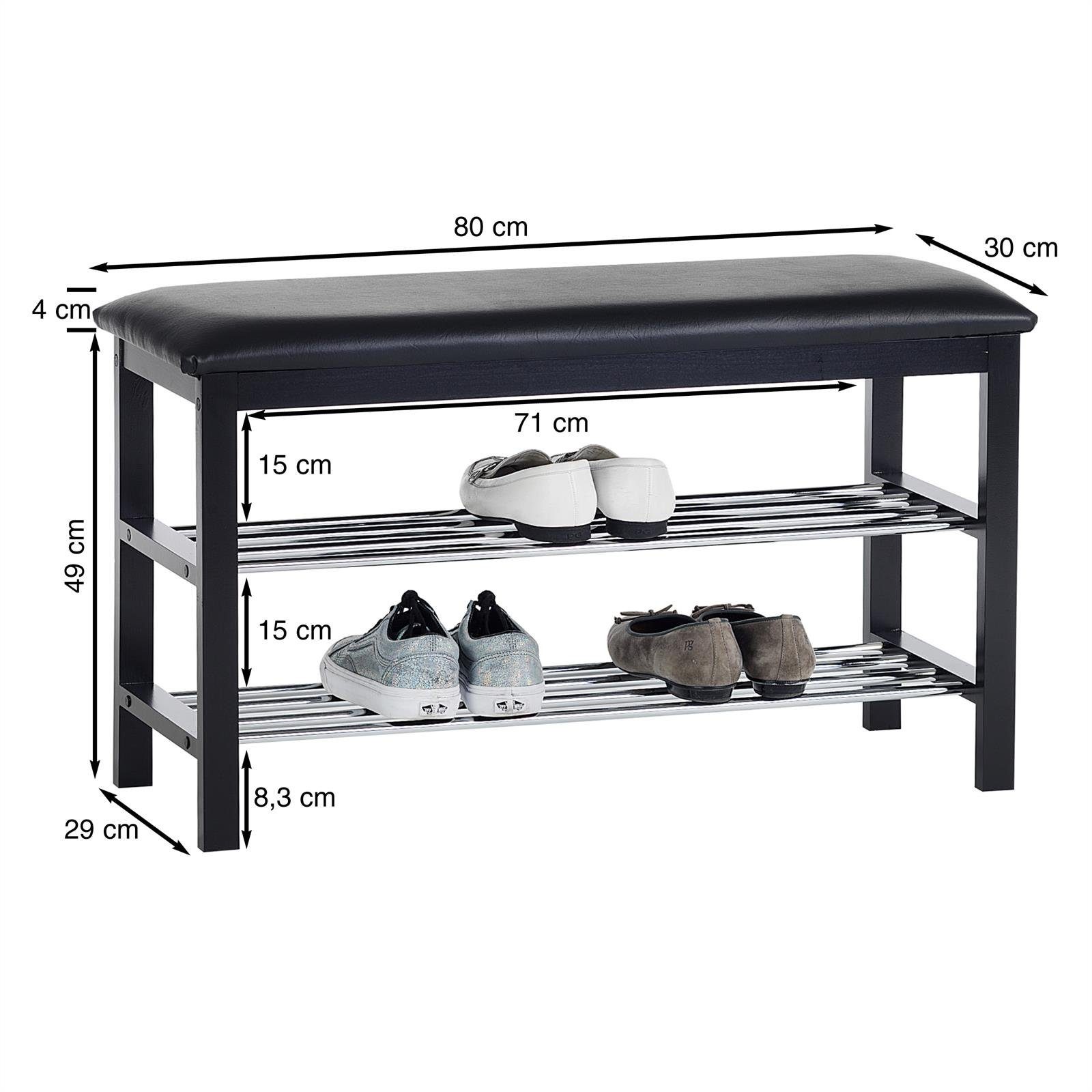 IDIMEX Schuhbank SANA, Sitzbank Schuhbank Regal Garderobe Flur Ablage Möbel günstig online kaufen