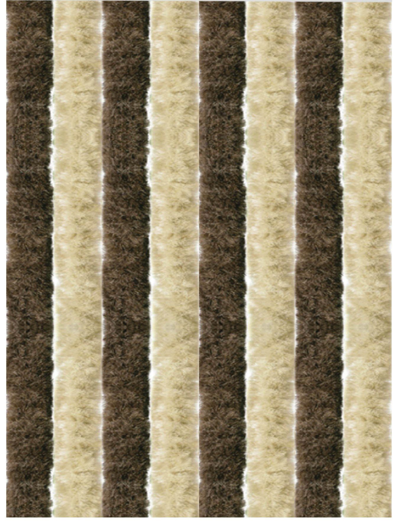 Türvorhang Flauschi, Arsvita, Ösen (1 St), blickdicht, Flauschvorhang in 120x220cm (BxL), perfekter Insekten- und Sichtschutz, viele versch. Farben und Größen verfügbar Beige - Braun