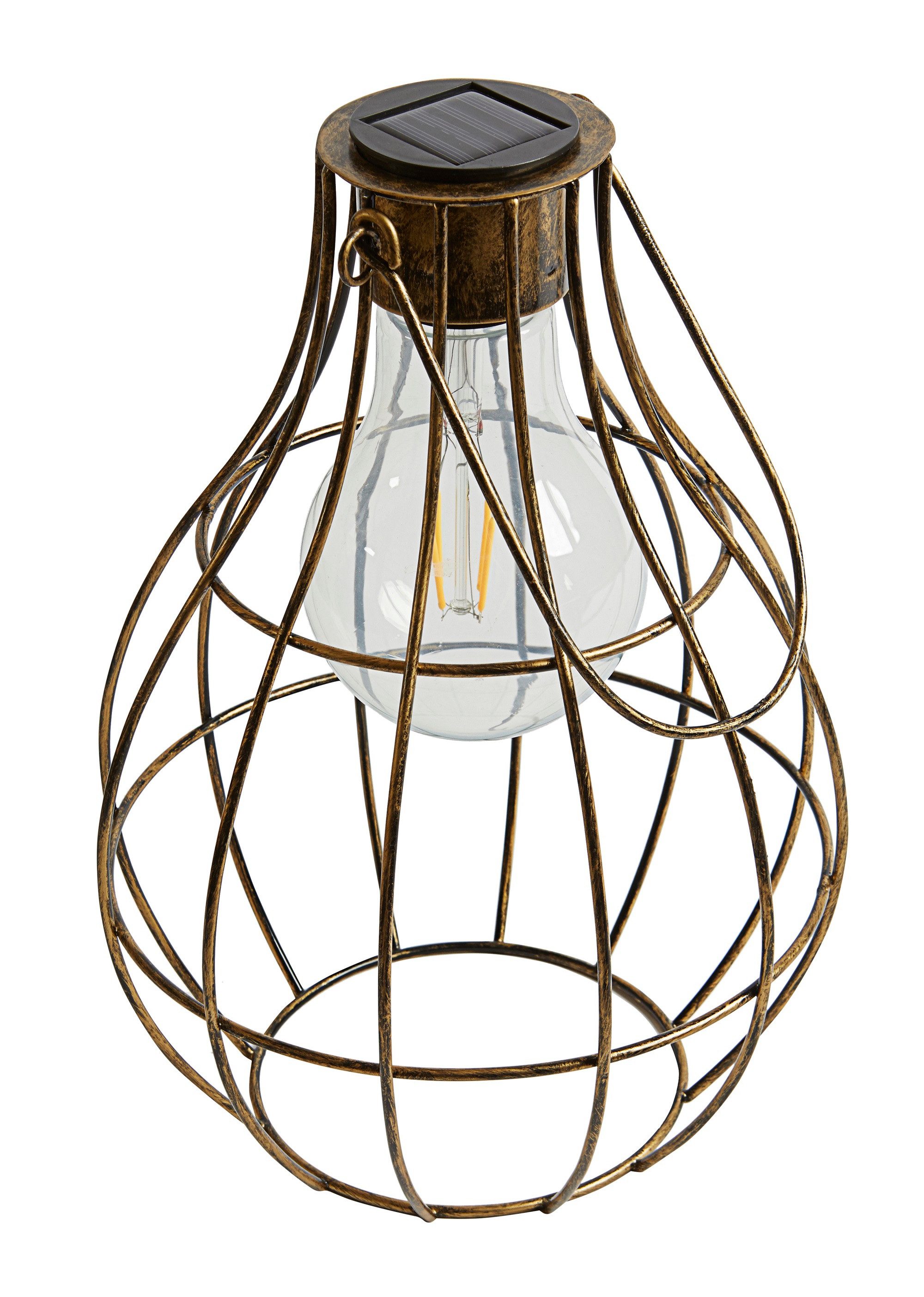 Smart Garden LED Solarleuchte Solarlaterne Retro 32 cm Birnenform