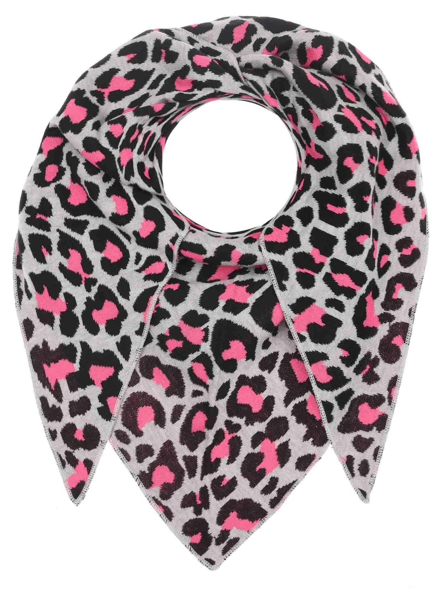 Zwillingsherz Dreieckstuch "Summer Lacey", Feinstrick, Leomuster, günstig online kaufen