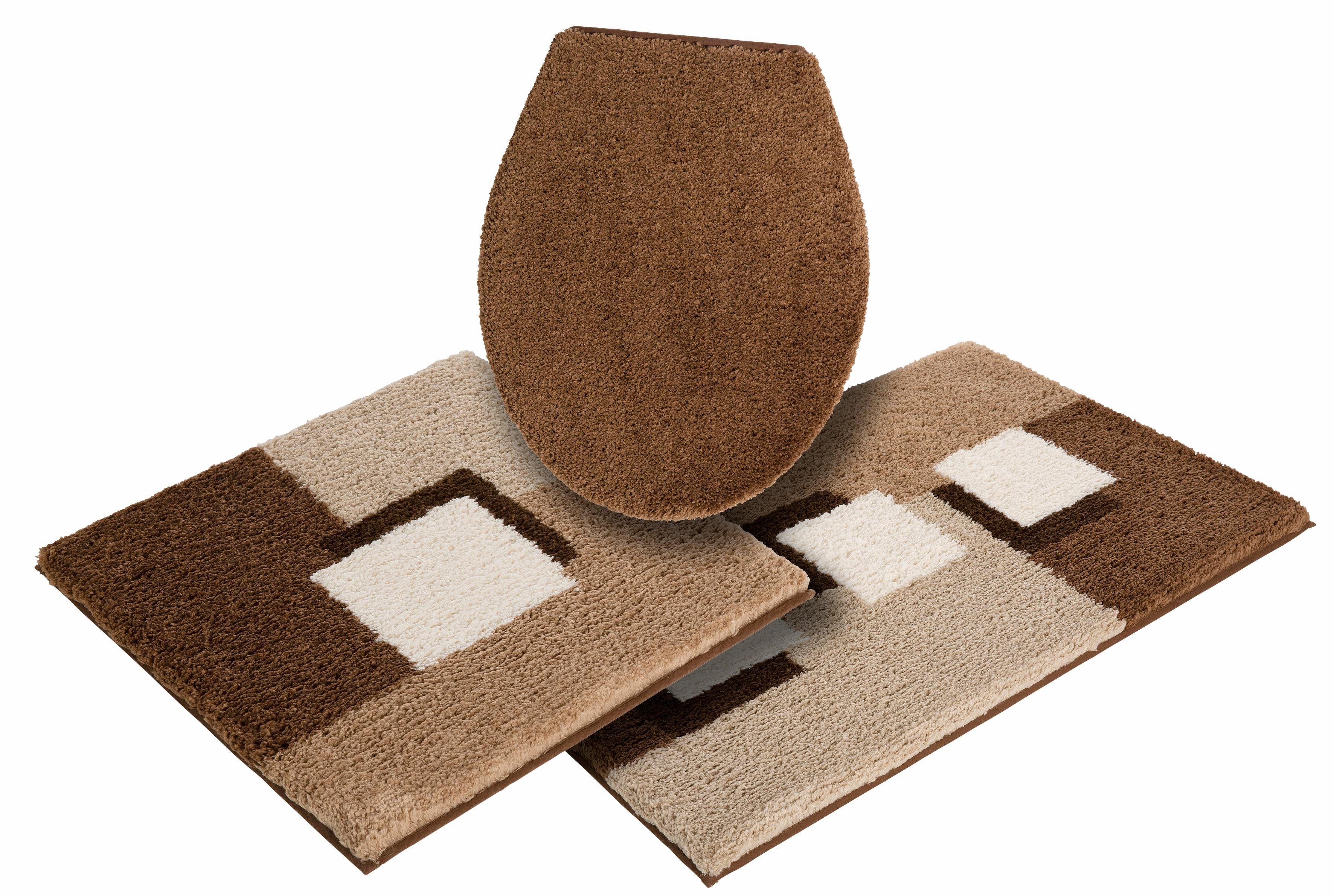 my home Badematte Ada, Badvorleger, Badezimmer Teppich, Höhe 21 mm, rutschh günstig online kaufen