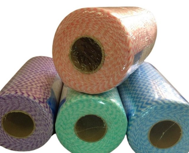 Radami Spültuch 10 x 50 Putztücher auf Rolle Reinigungstücher Wischtuch Wischtücher