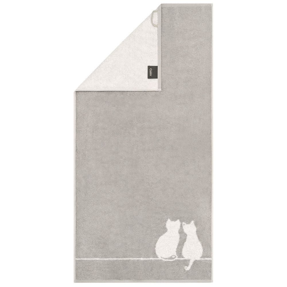 Cawö Handtuch Cawö Handtuchserie Cute Cats Edition You & Me 6263-76, 100% Baumwolle