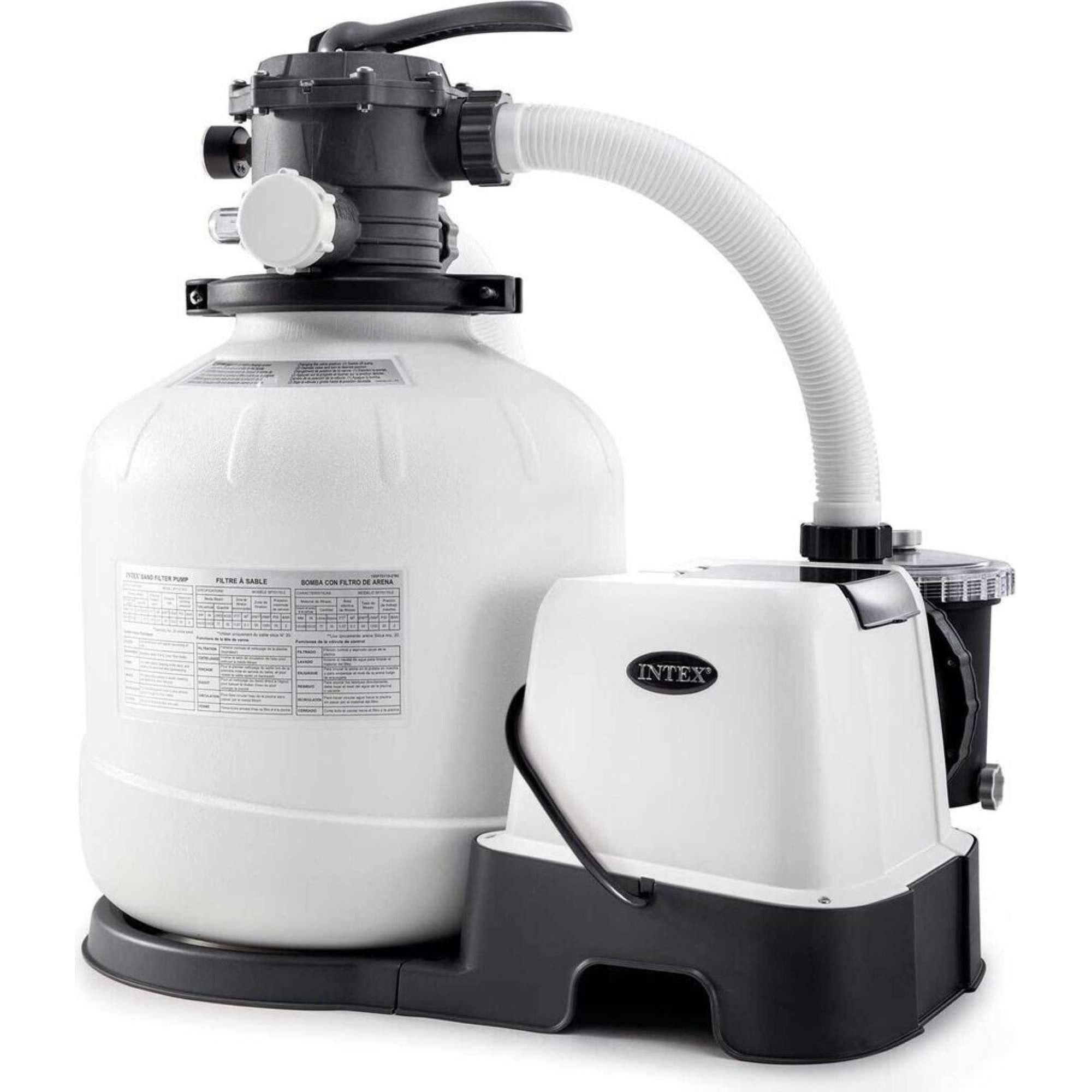 Intex Salzwassersystem Krystal Clear Pool Sandfilter Pumpe und Salwassers