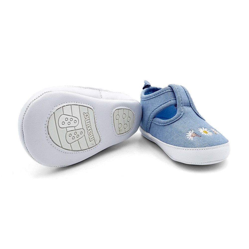 MAXIMO Schuhe Daisy,Klettverschluß Anti-Rutsch-Sohle, TPR Lauflernschuh (2-tlg)