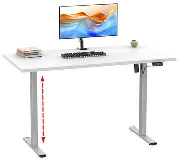 VCM Schreibtisch Höhenverstellbares Schreibtisch Lona 110x50 SI