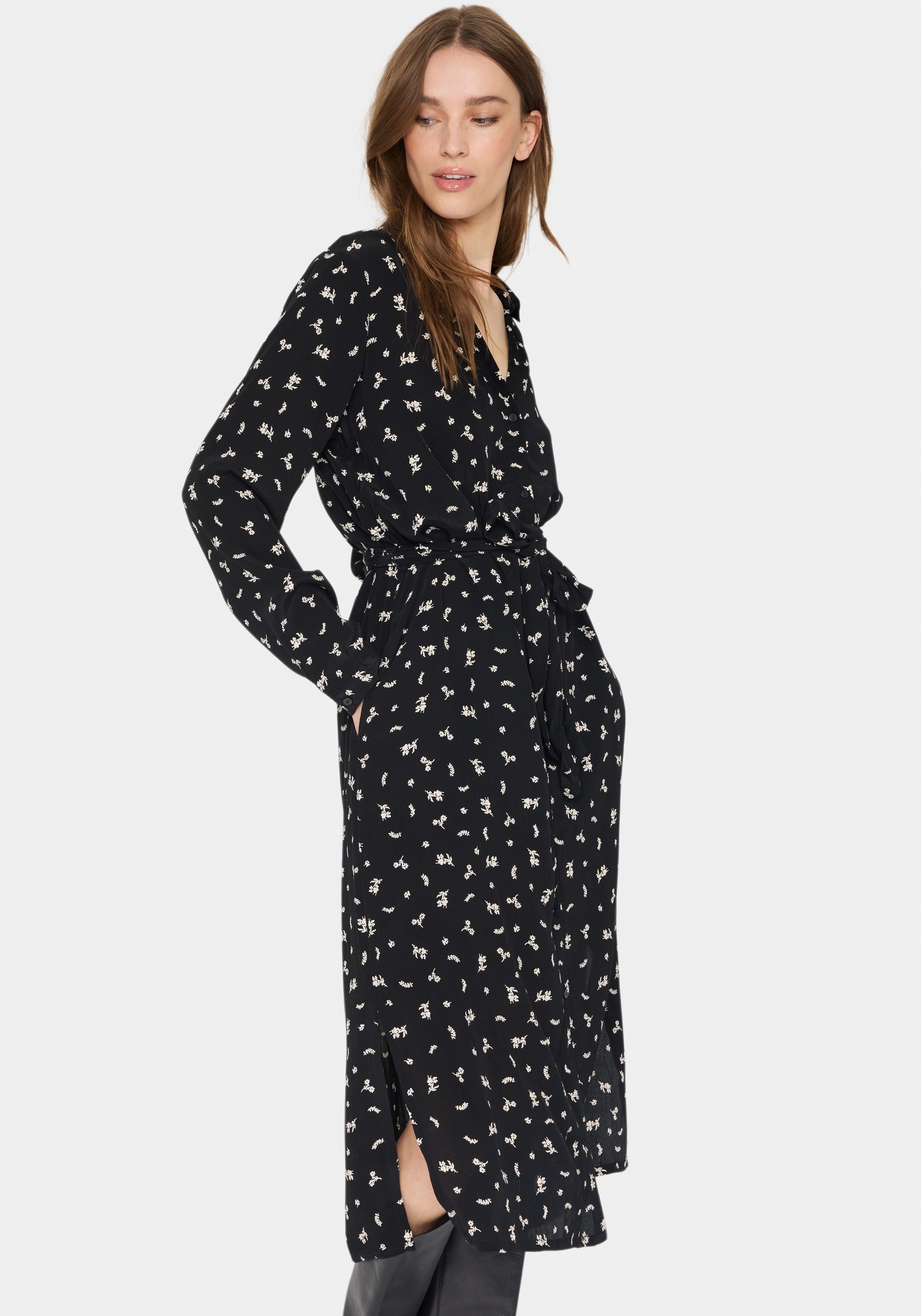 Saint Tropez Hemdblusenkleid BlancaSZ LS Dress Sommerkleid günstig online kaufen