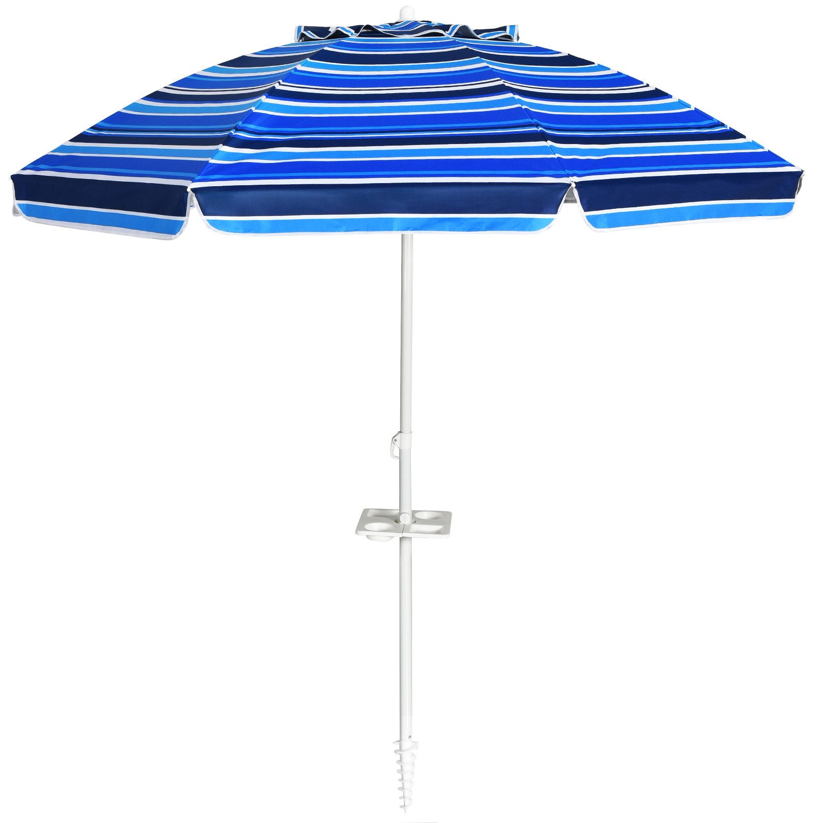 KOMFOTTEU Sonnenschirm Terrassenschirm, Ø 220 cm,Sonnenschutz günstig online kaufen