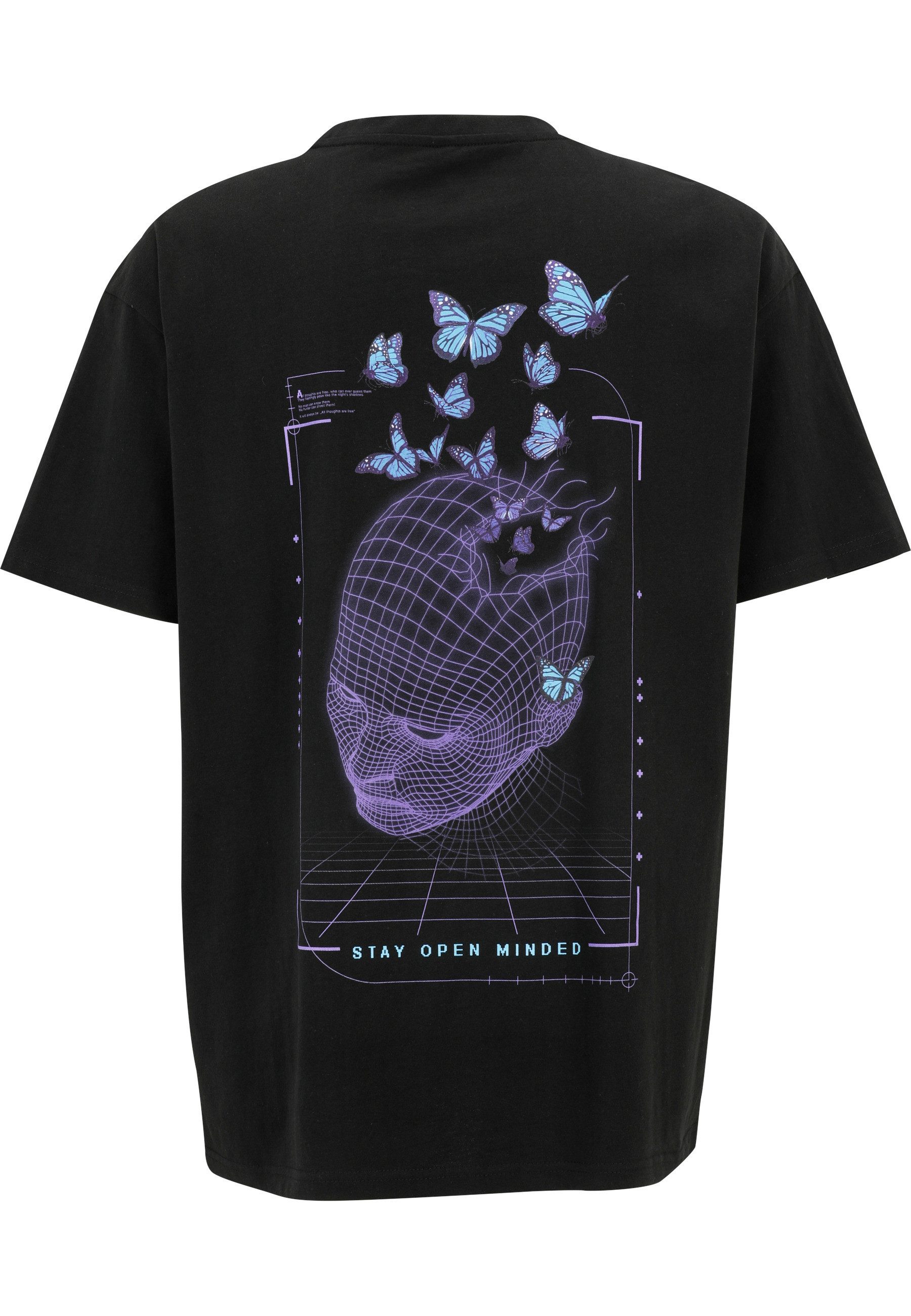 Upscale by Mister Tee T-Shirt Upscale by Mister Tee Herren Grid Head Butterfly Oversize Tee (1-tlg)