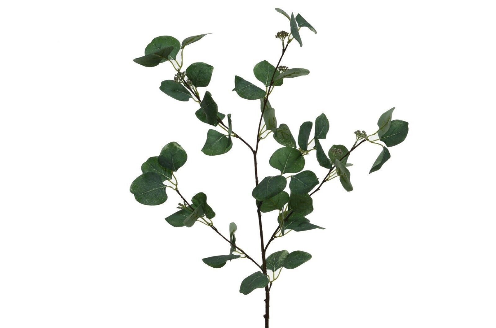 Kunstpflanze Eukalyptus Zweig Kunstzweig Dekozweig grün