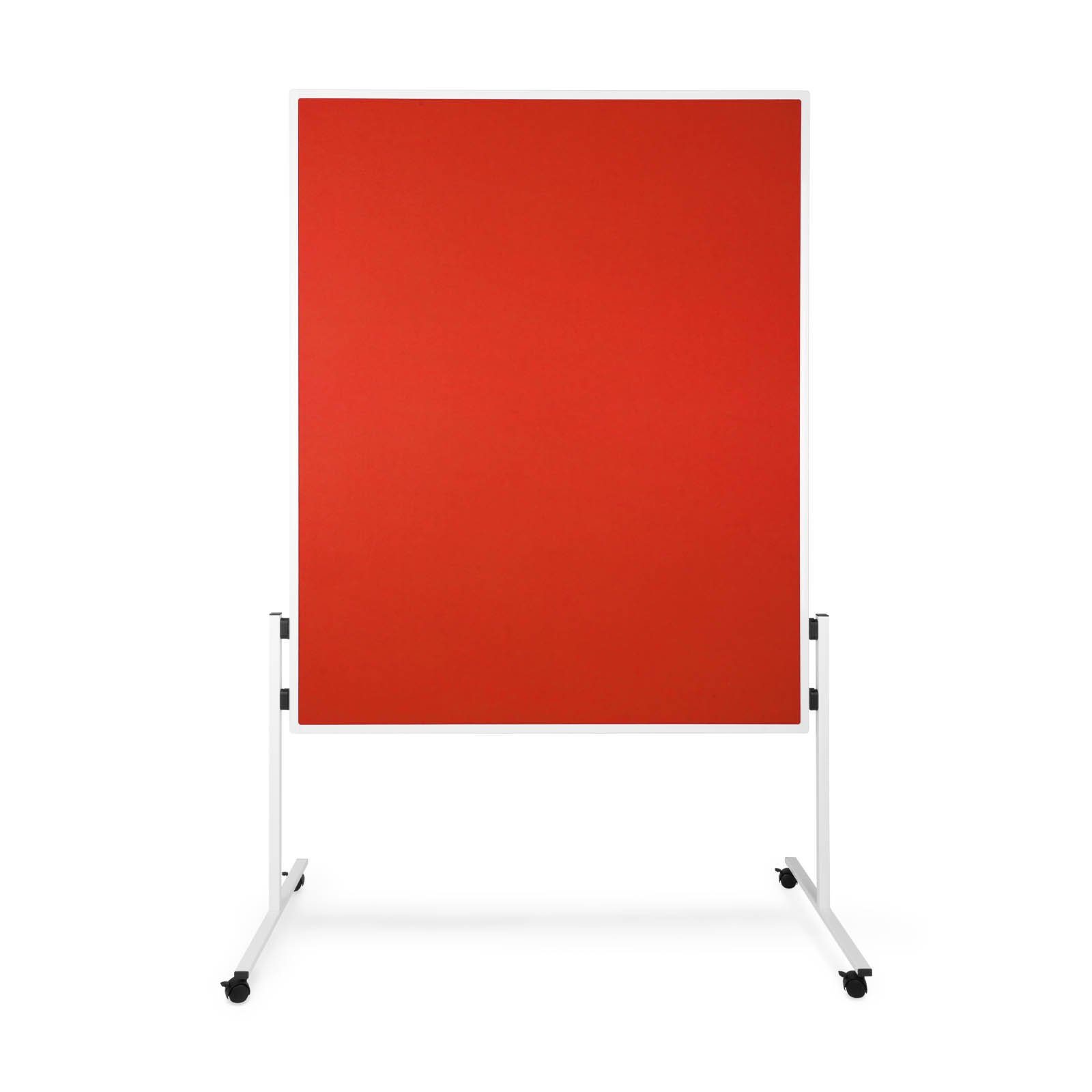 Standtafel Filz-Moderationstafel, 2 Farben, Metallrahmen, Doppelseitig nutzbar