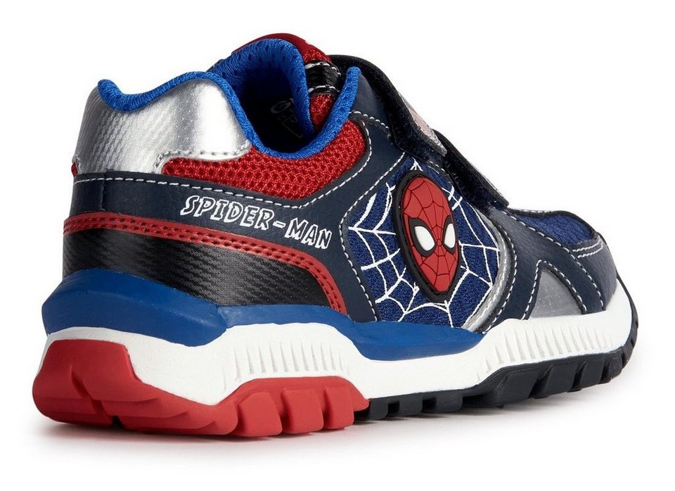 Geox J TUONO BOY Sneaker mit Spiderman Motiv, Sneaker mit Laufsohle aus  Gummi