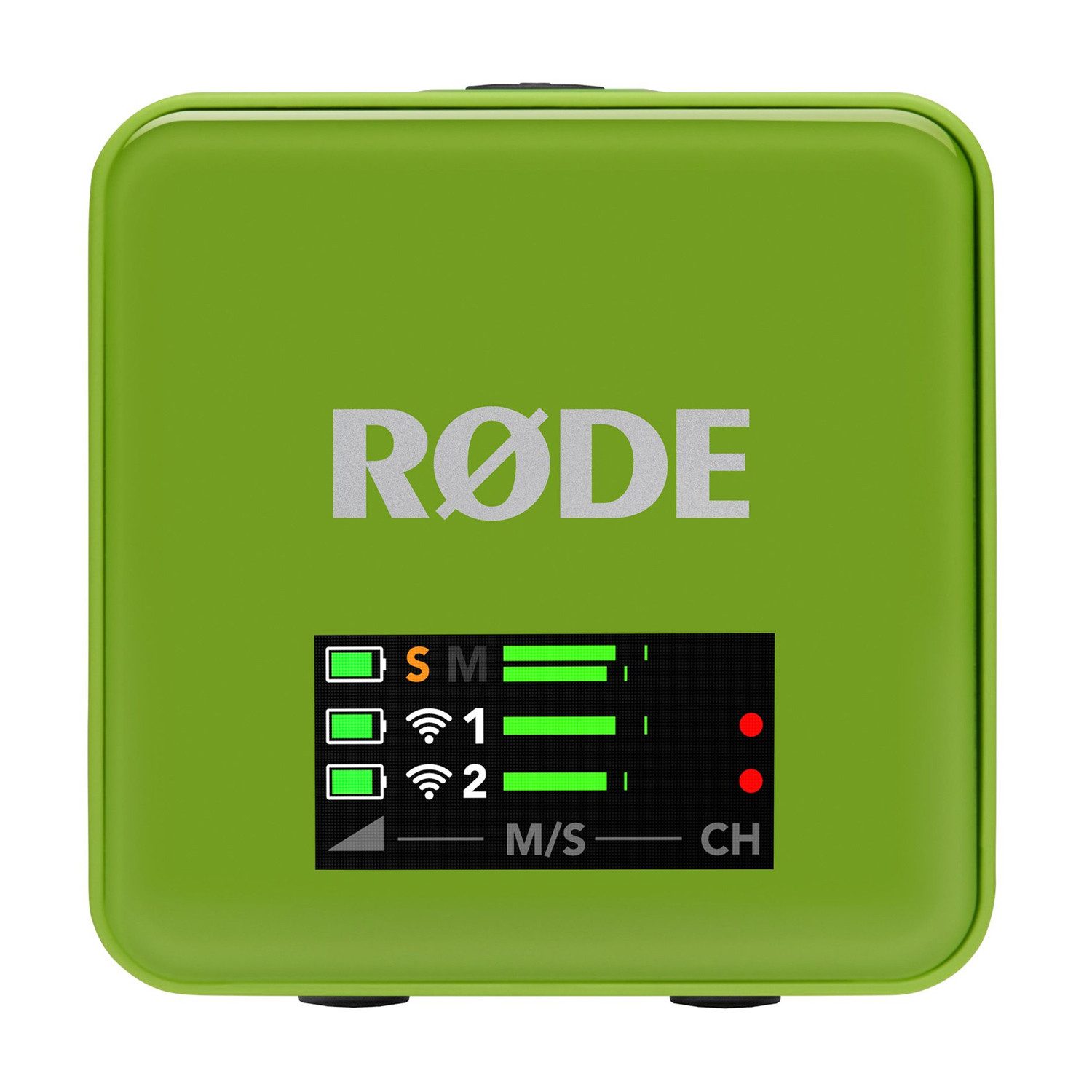 RØDE Rode Mikrofon-Funksystem Wireless GO Gen 3 Grün Digitales Aufnahmegerät (32 Bit Float Recording)