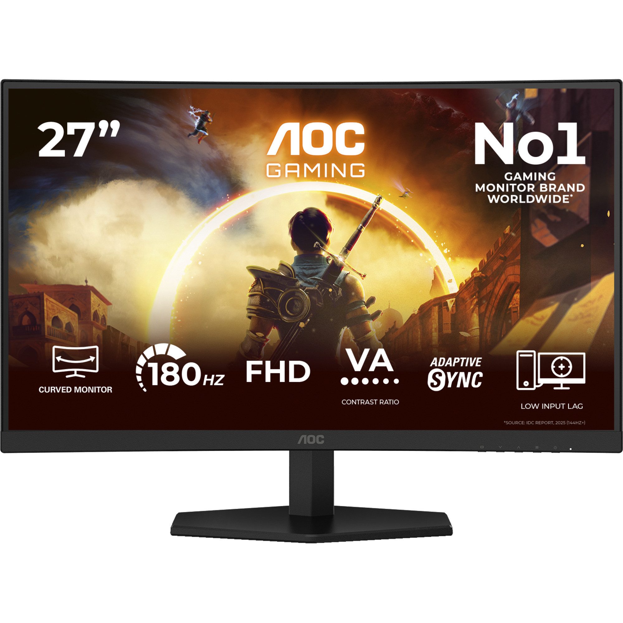 AOC AOC AGON C27G42FE, Gaming-Monitor, (FullHD, VA, TFT-Monitor (1920 x 1080 px)