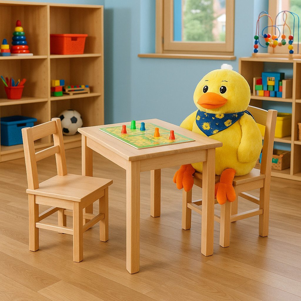 bv-vertrieb Kindertisch Kindertisch Kernbuche Kindergartentisch Kindersitzg günstig online kaufen