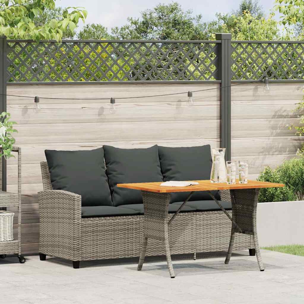 vidaXL Loungesofa Gartensofa 3-Sitzer mit Kissen günstig online kaufen
