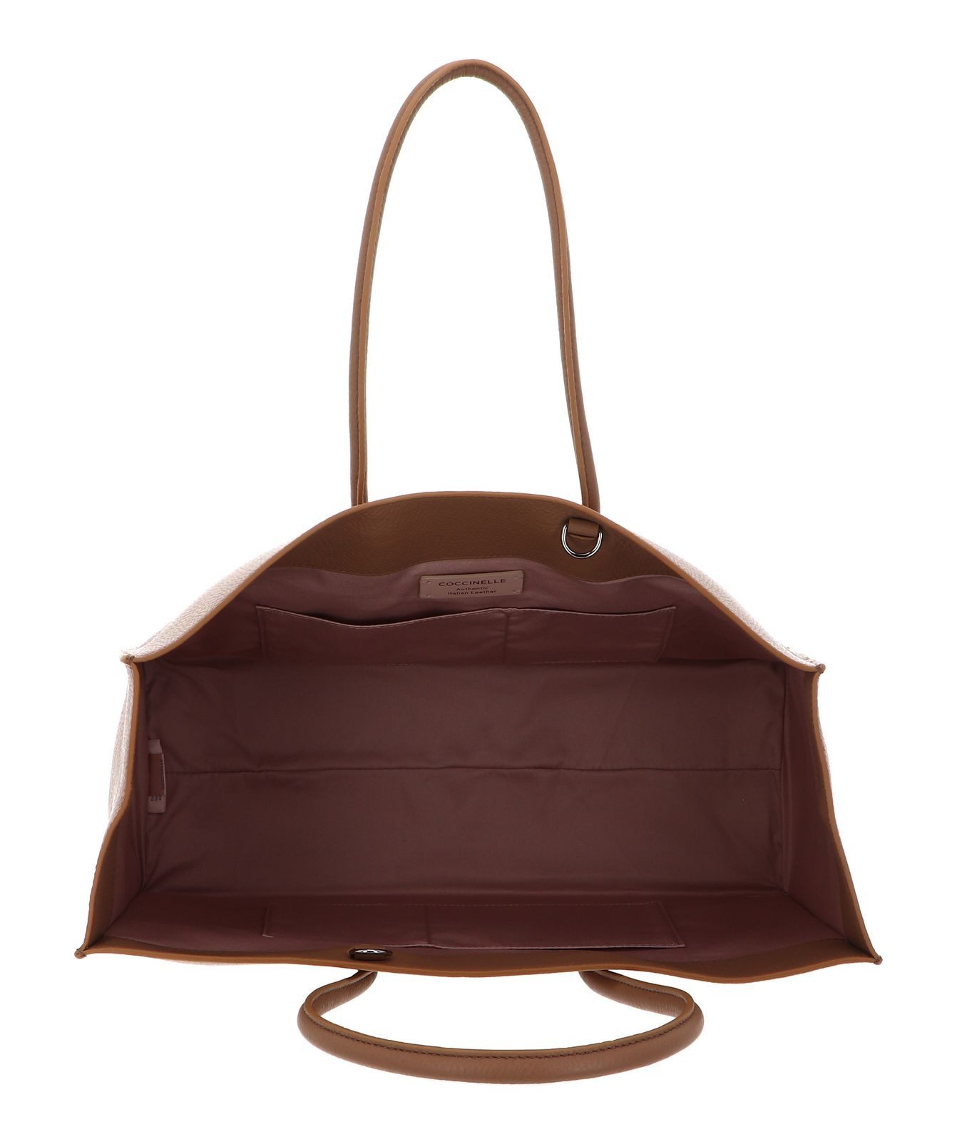COCCINELLE Schultertasche Handbag Grained Leather, aus echtem Rindsleder