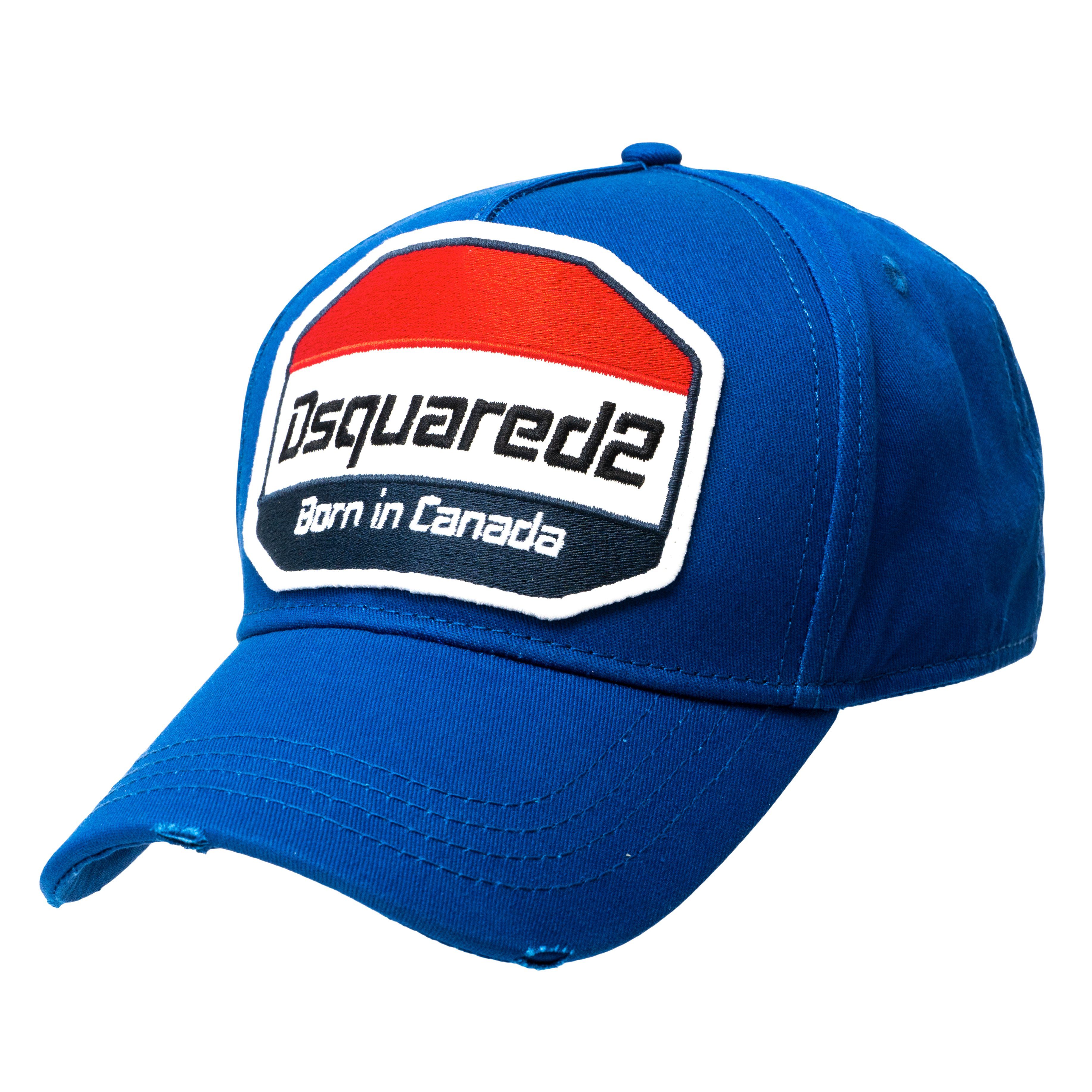 Born Canada Baseball Blau Cap in Dsquared2