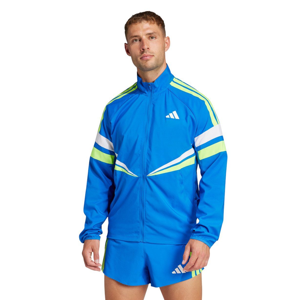 adidas Performance Trainingsjacke Adizero Retro blau Herren