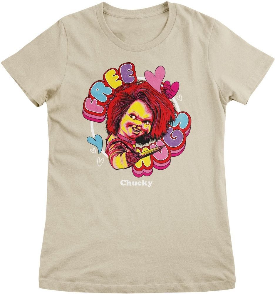 Chucky T-Shirt Free Hugs by Chucky Girly Tee