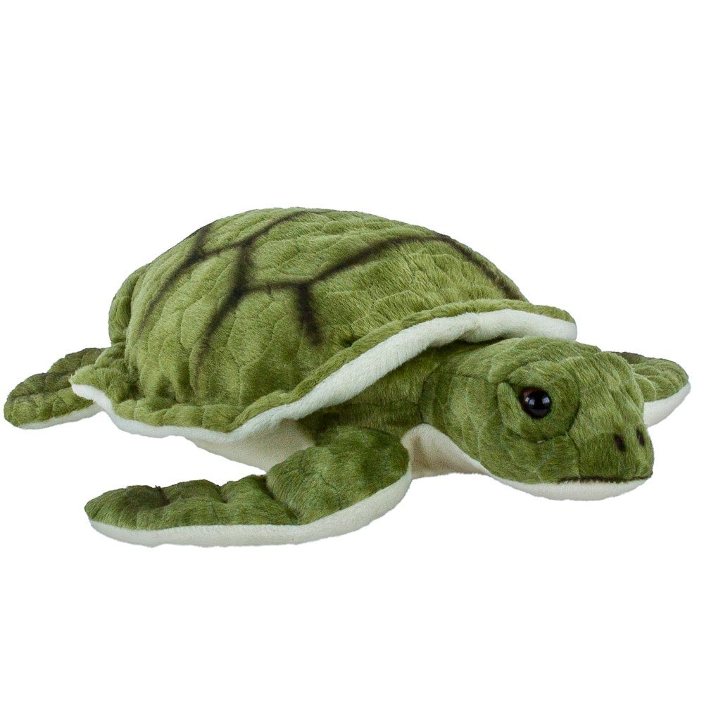 Teddys Rothenburg Kuscheltier Schildkröte liegend 35 cm grün Plüschtier Sto günstig online kaufen