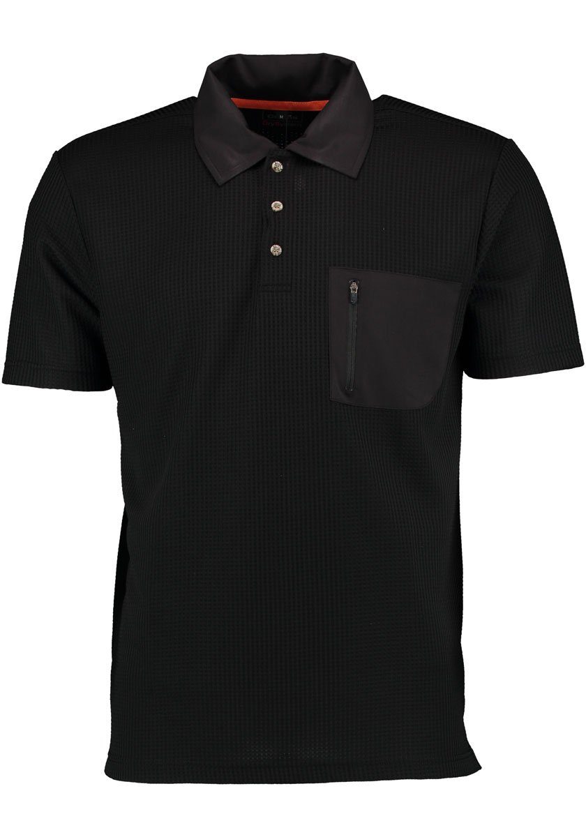 Tom Collins Poloshirt Sefos Herren Funktionspoloshirt mit Liegekragen und Brusttasche