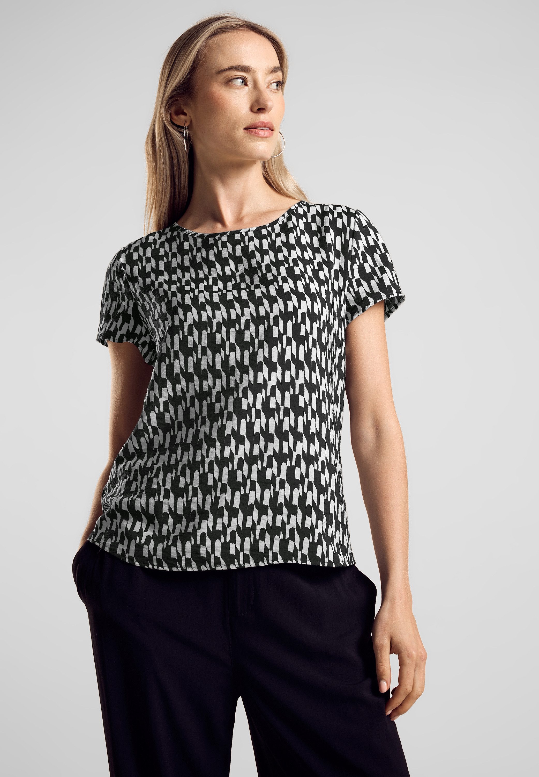 STREET ONE Print-Shirt aus softer Viskose