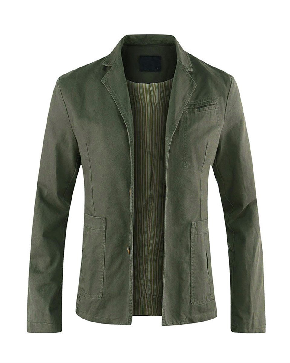 Allthemen Sakko Slim Fit Casual-Sakko im Used Look günstig online kaufen