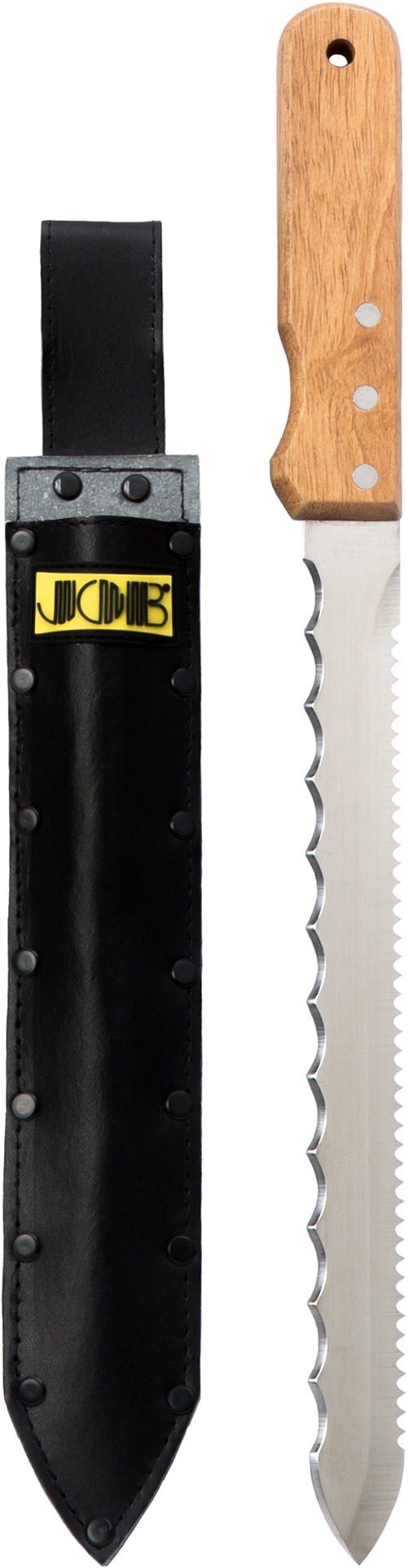 JOB Abmantelungsmesser Abmantelungsmesser Dämmstoffmesser mit Ledertasche, (2-tlg)