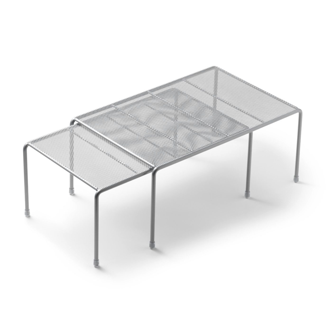 Betty Bossi Inneneinteilung Schrankeinsatz, Edelstahl - 2er-Set (2 St), Passt in jeden Schrank mit 23 cm Tiefe