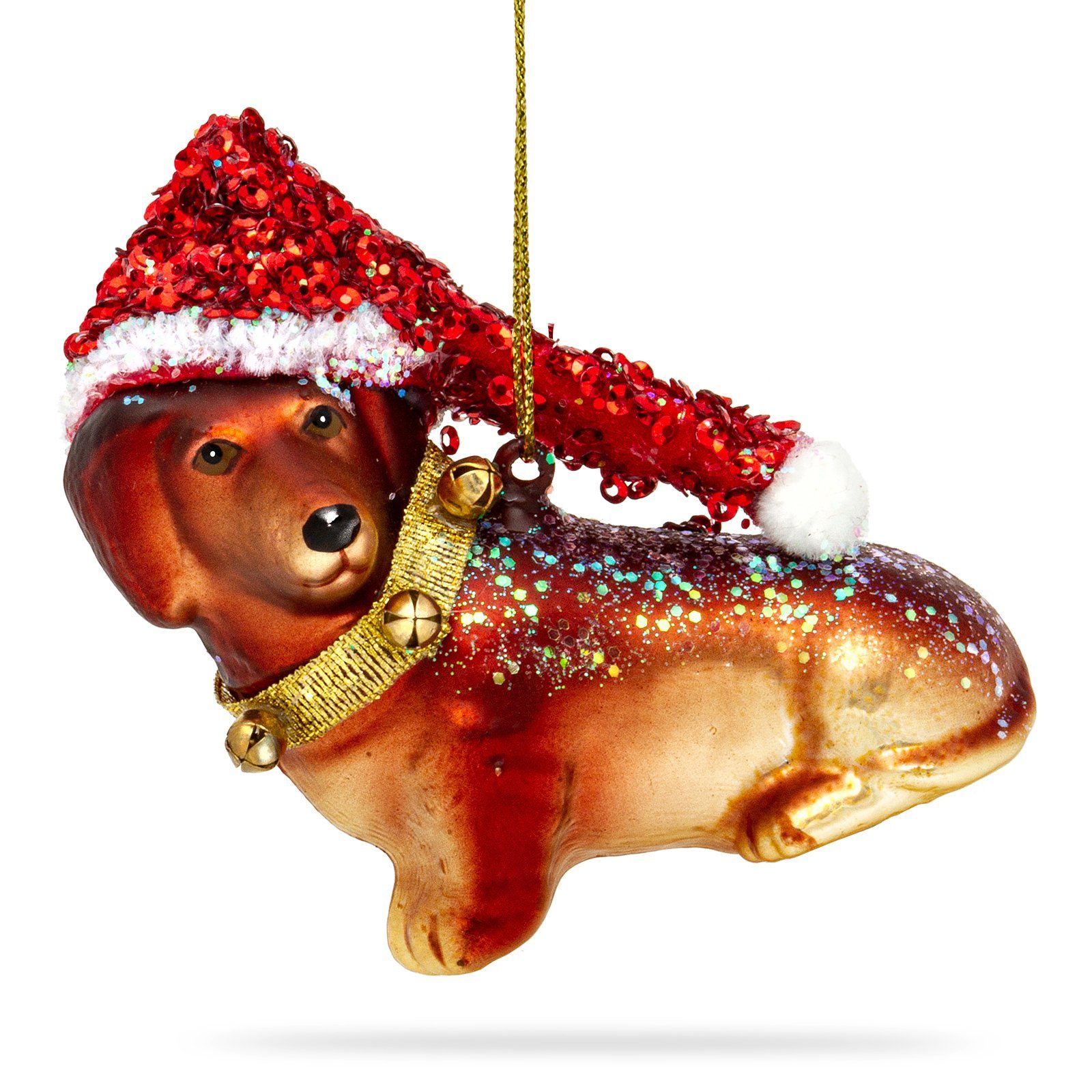 SIKORA Christbaumschmuck BS458 Dackel Glas Figur günstig online kaufen