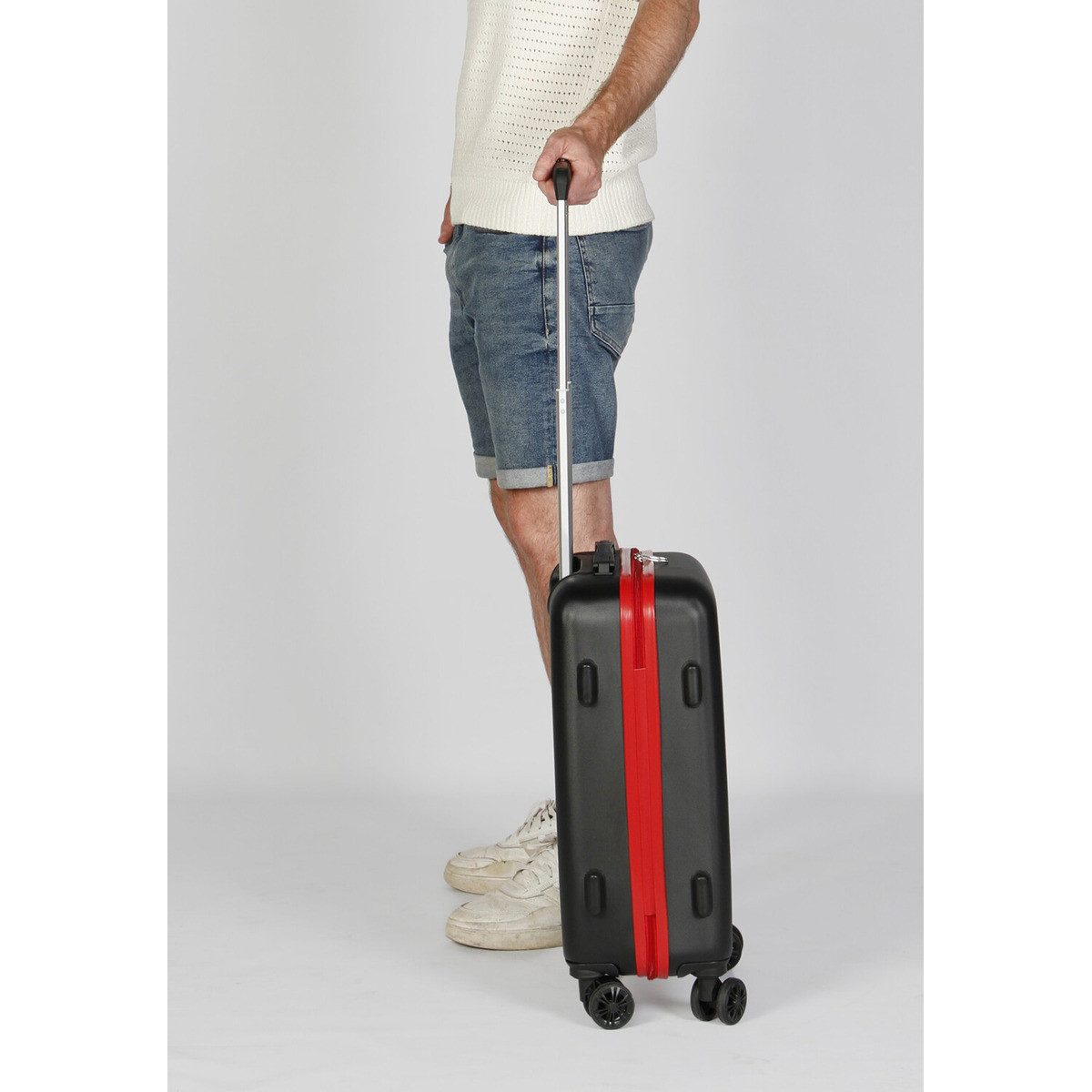 Naruto Kinderkoffer Clouds-ABS 4-Wheel Cabin Unisex Kinder, 4 Rollen, Kinderkoffer, Reisekoffer, Trolley, Reisetasche, Reisegepäck