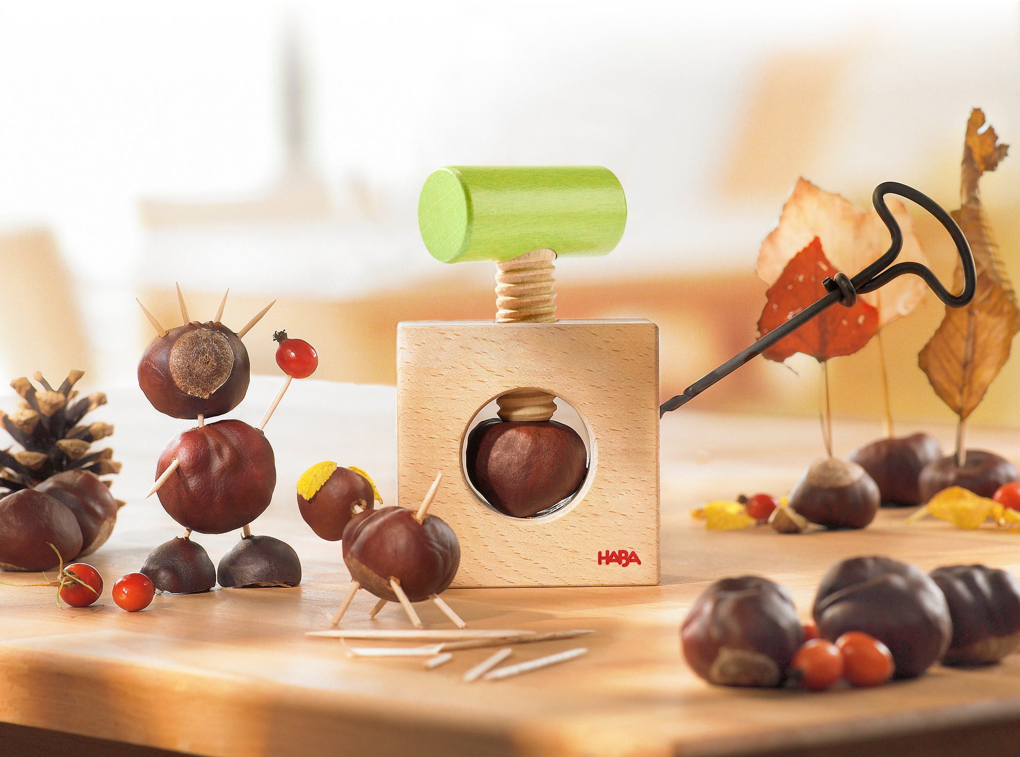 Haba Weihnachtsfigur Dekoration Kastanienbohrer & Nussknacker 2 in 1 2012298001