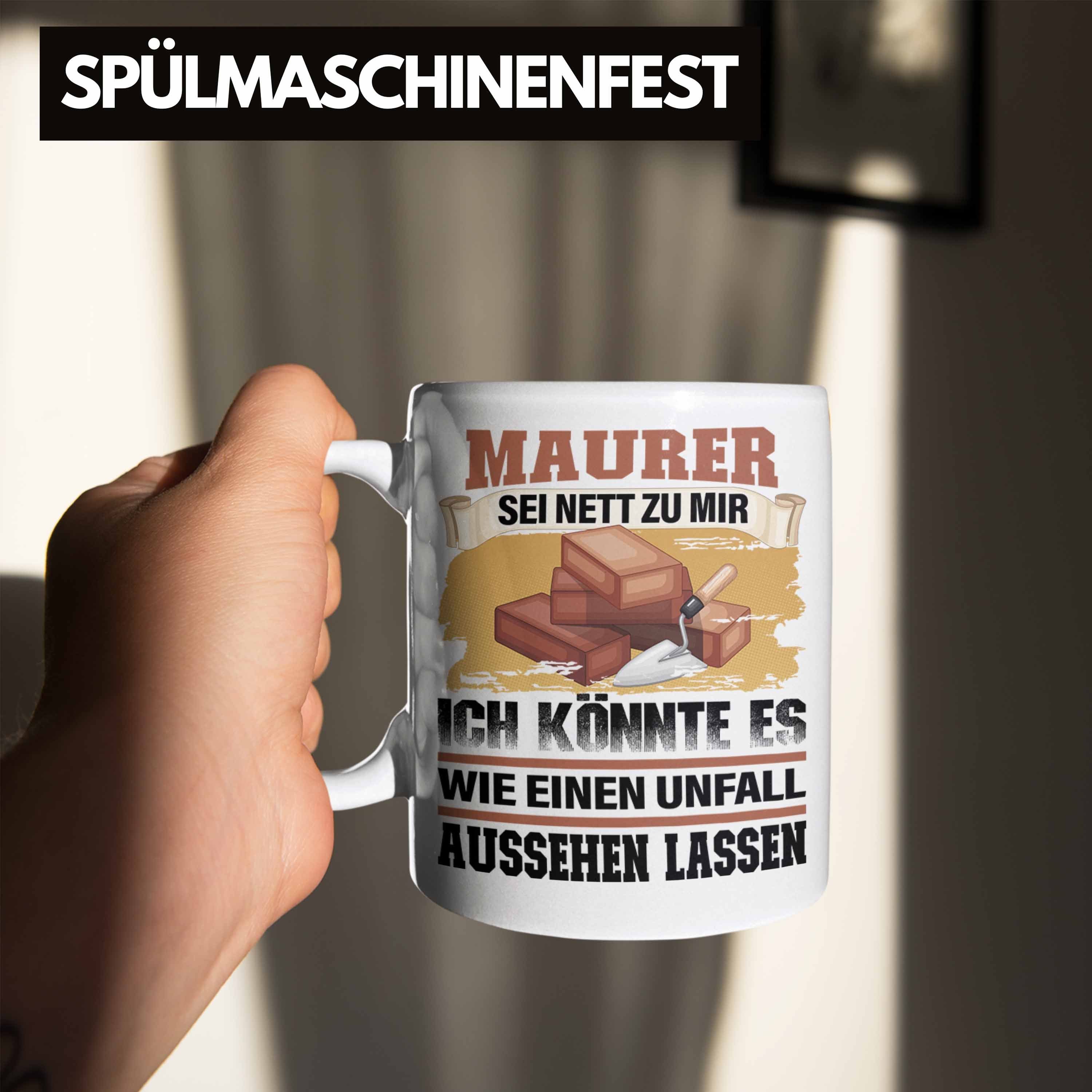 - Spruch Maurer-Meister Maurer Geschenk Lustiger Trendation Weiss Gesc Tasse Tasse Trendation