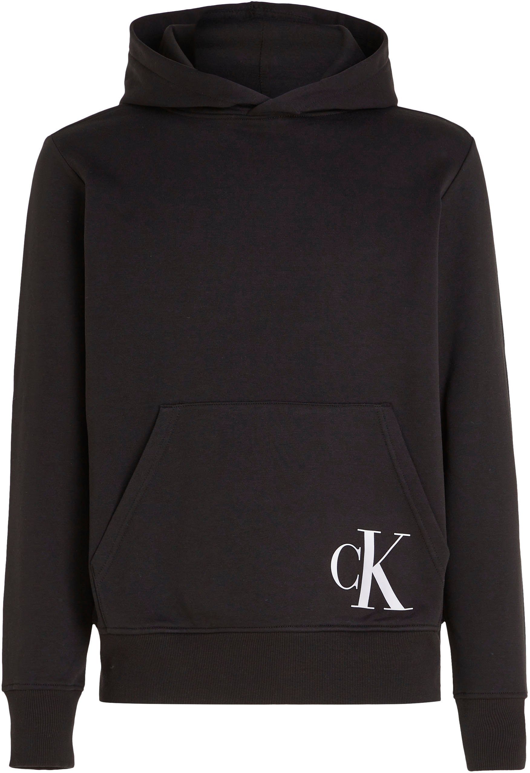 Calvin Calvin Jeans Klein Kapuzensweatshirt Ck Logodruck mit Black Klein