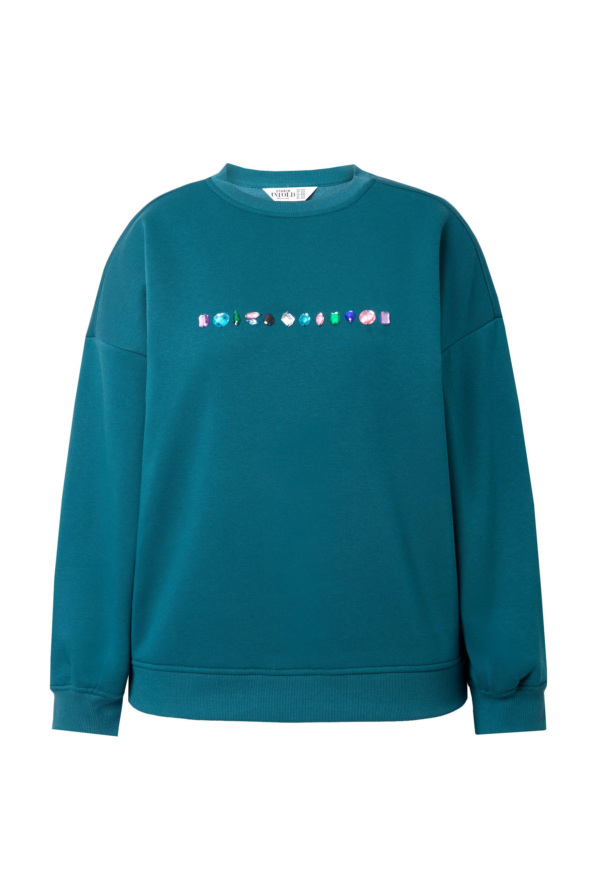 Studio Untold Sweatshirt Sweatshirt oversized Ziersteinchen günstig online kaufen
