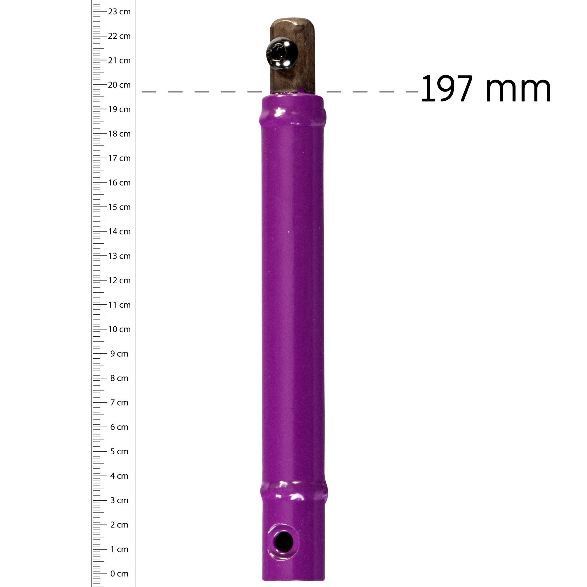 EzyRoller Spielfahrzeug-Erweiterung Classic/Classic X, Verlängerungsstangen Verlängerung Ersatzteil (lila, 197 mm)
