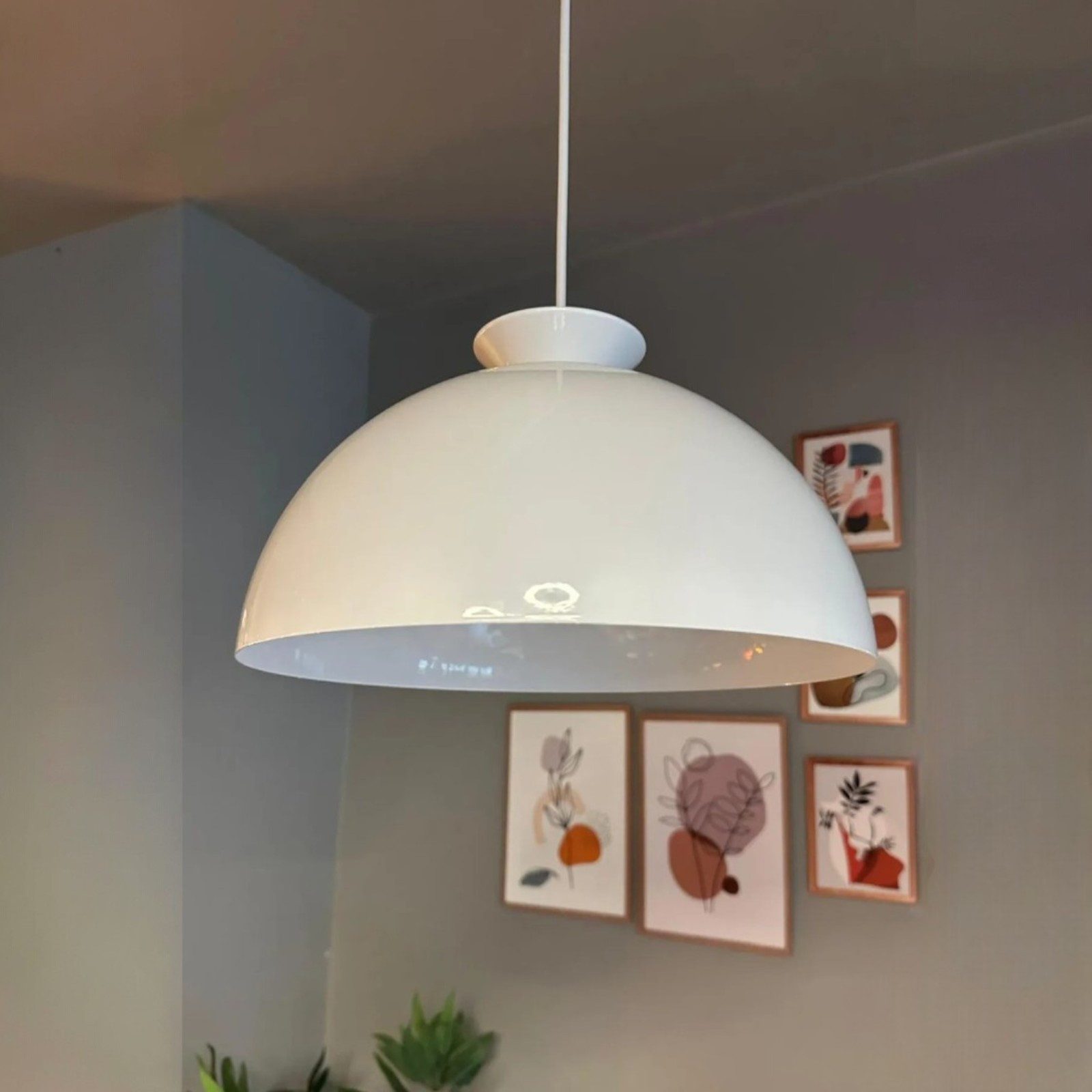 Bamyum Pendelleuchte Pendelleuchte Yimpi Schüssel Metall, Modern Hängelampe, ohne Leuchtmittel