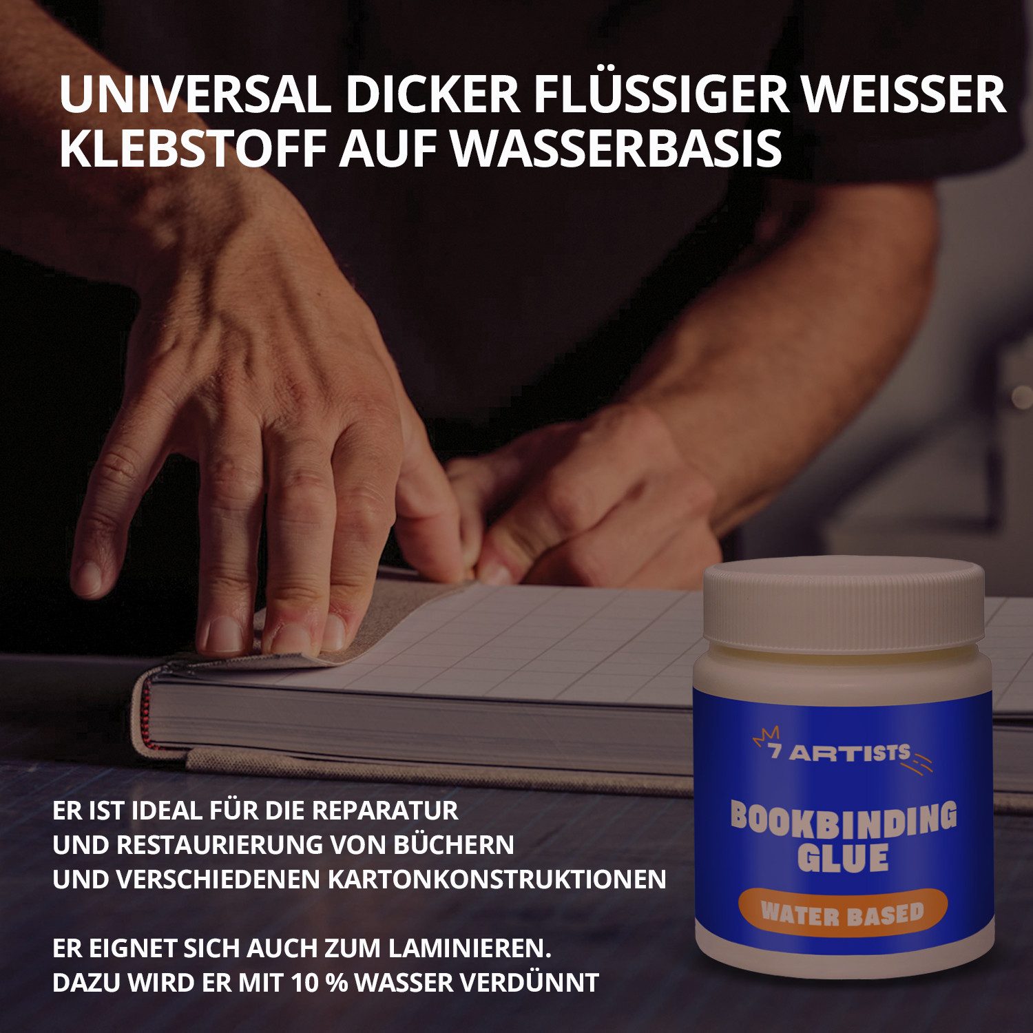 7 Artists PVC-Kleber 7 Artists Buchbinderleim günstig online kaufen