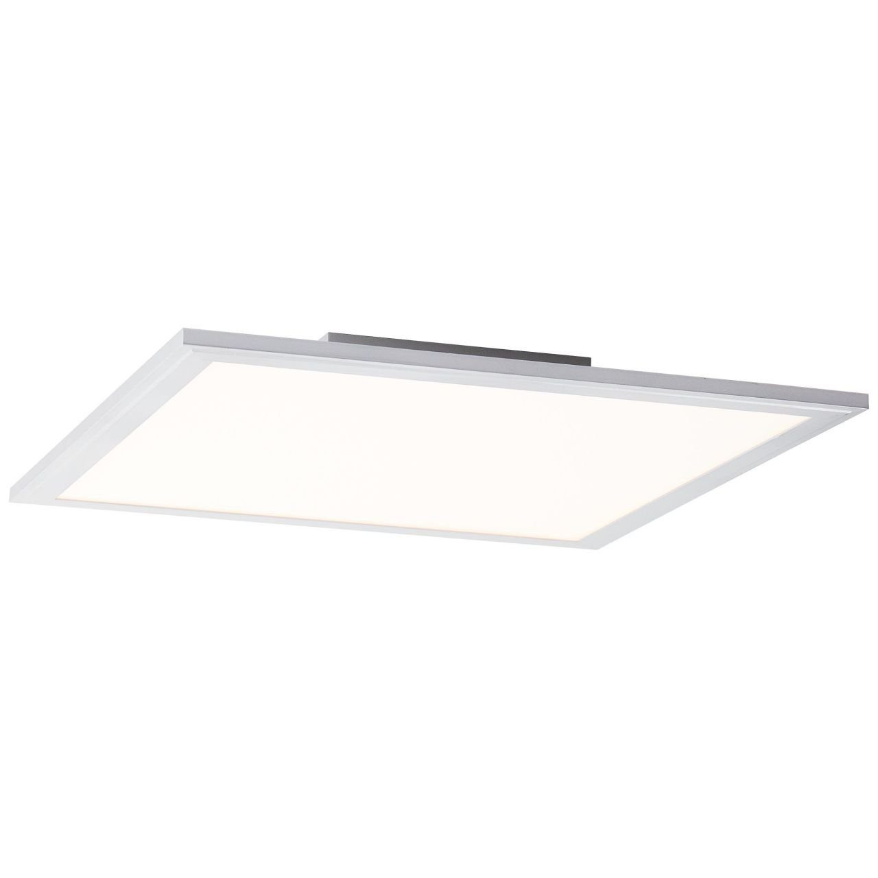 Brilliant Deckenleuchte Flat, L 24W silber LED integriert, 1x LED Flat 40x40cm Deckenaufbau-Paneel