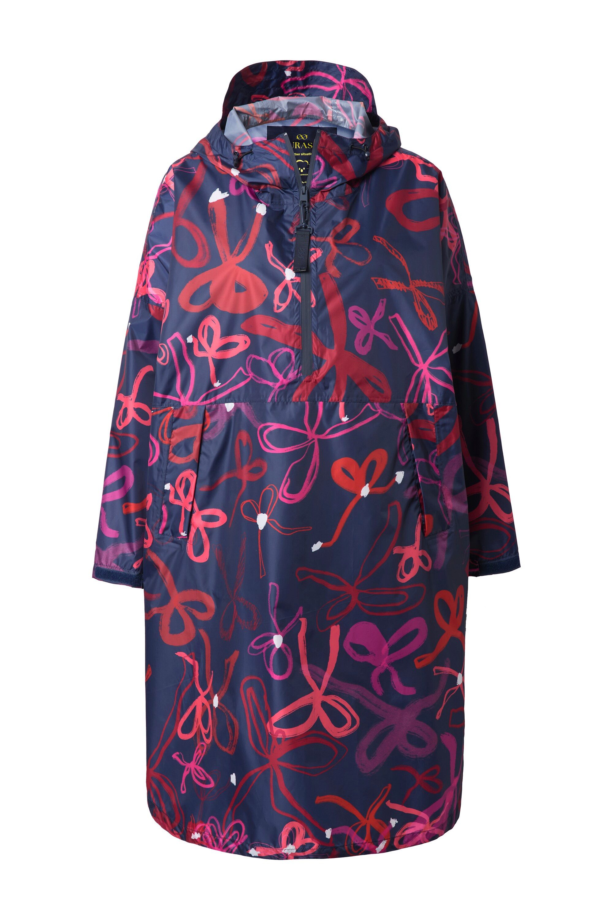 Laurasøn Funktionsjacke Funktions-Regencape Unisex Print Kapuze günstig online kaufen