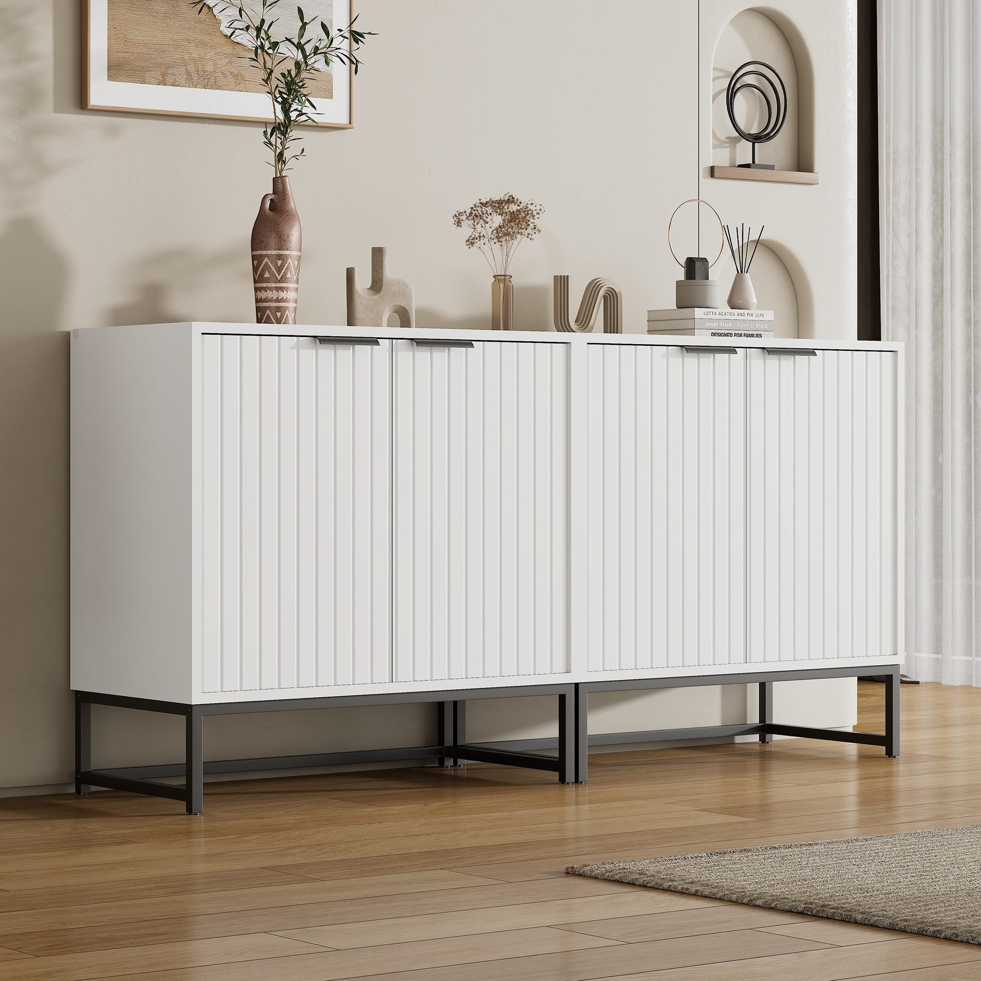 Flieks Sideboard (160x40x80,5 cm, 2 St), günstig online kaufen