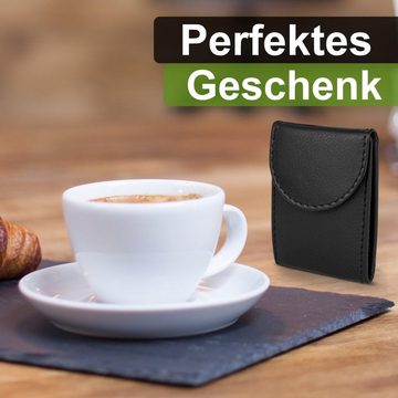 FLEXIBILITE Mini Geldbörse Kleines Portemonnaie Geldbeutel Damen extra Kleine Geldbörse, RFID Schutz