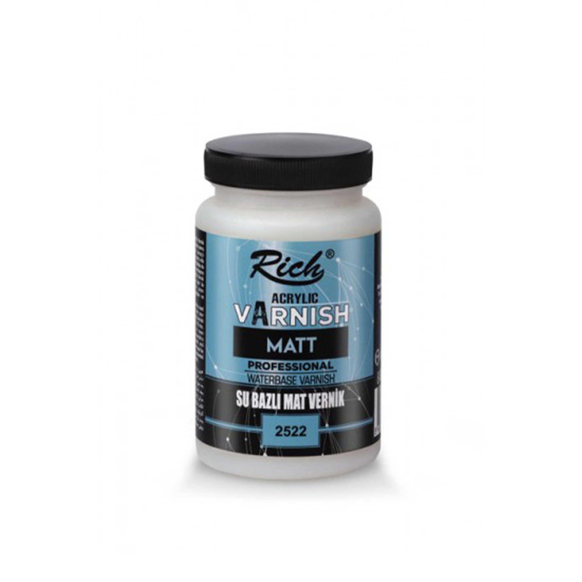 RICH Bastelfarbe Rich Mattlack - Wasserbasierter Acryllack - 120-1250 ml