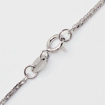 ELLAWIL Kette mit Anhänger Silberkette Halskette Damen Kette mit Ring-Anhänger Stein blau (Kettenlänge 40 cm, Sterling Silber 925), inklusive Geschenkschachtel