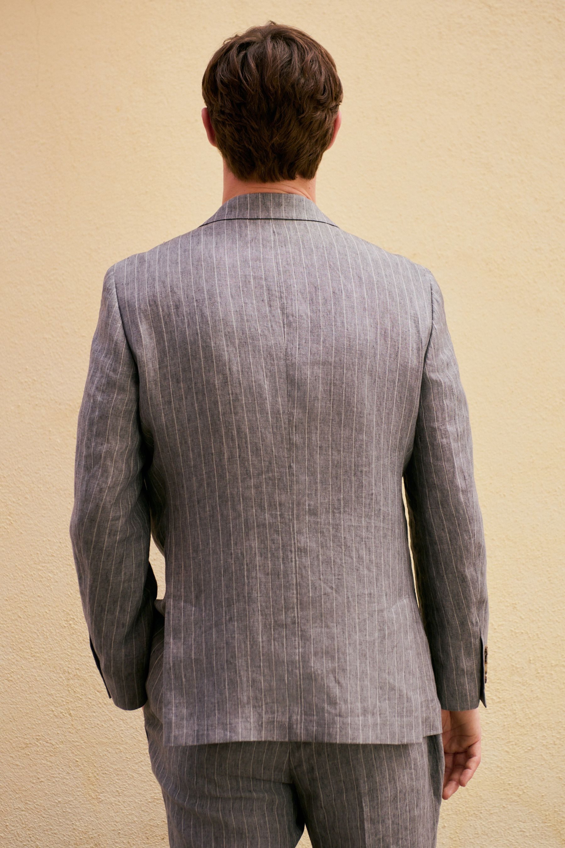 Next Sakko Slim Fit Signature Leomaster Gestreiftes Sakko (1-tlg) günstig online kaufen