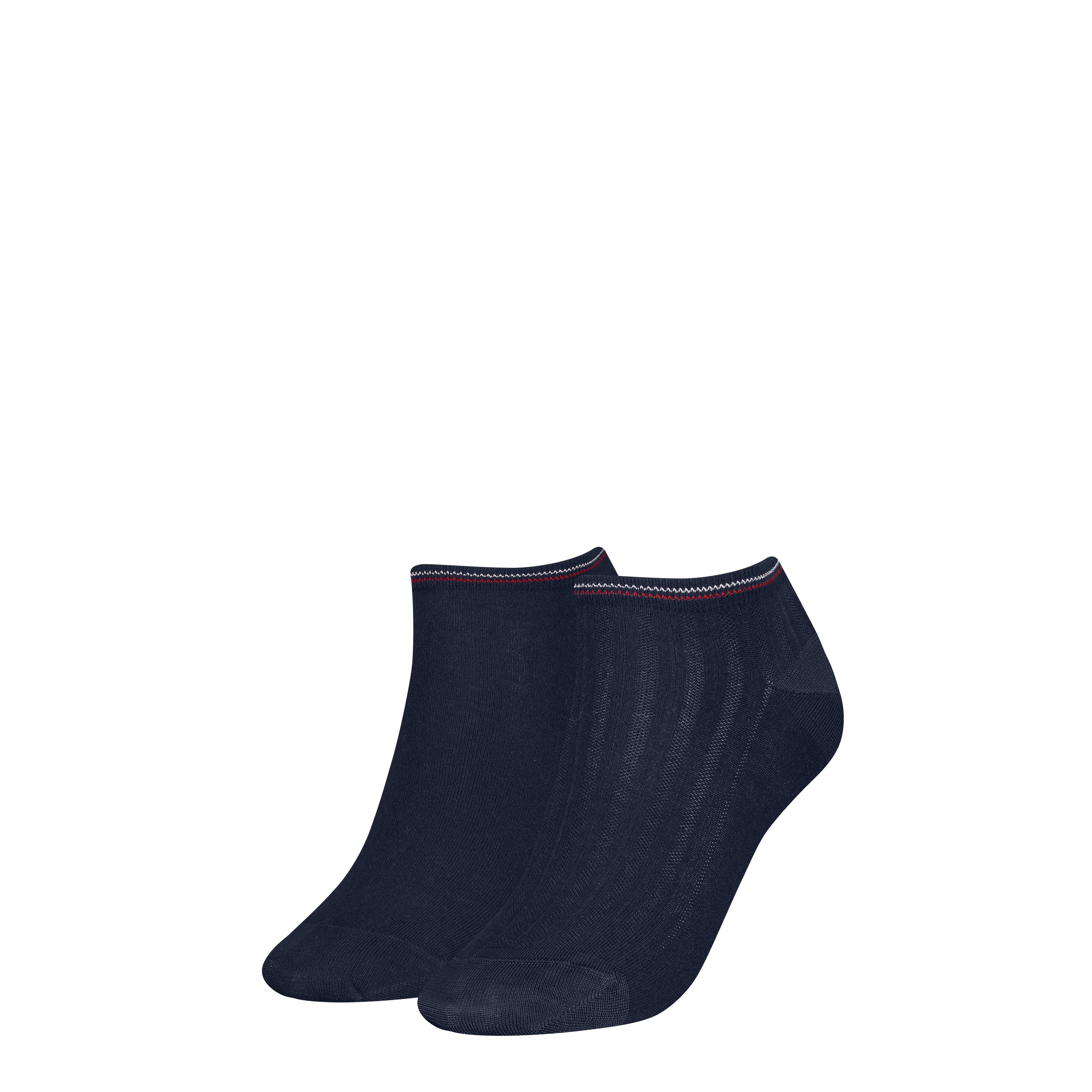 Tommy Hilfiger Sneakersocken TH WOMEN SNEAKER 2P SHINE (2 Paar) mit feuchtigkeitsableitender Technologie