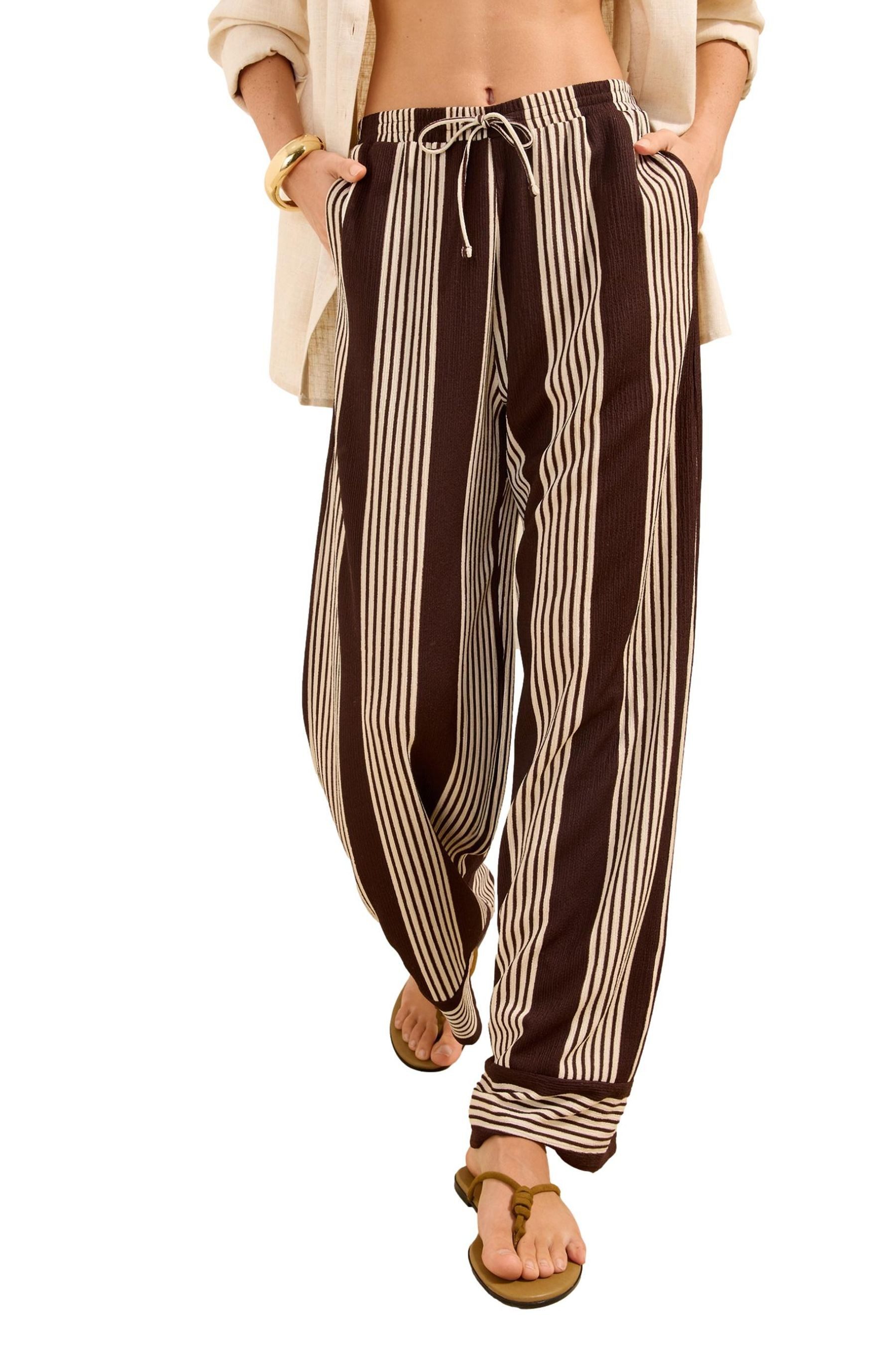 Jerseyhose Friends Like These gestreifte Regular Fit Hose