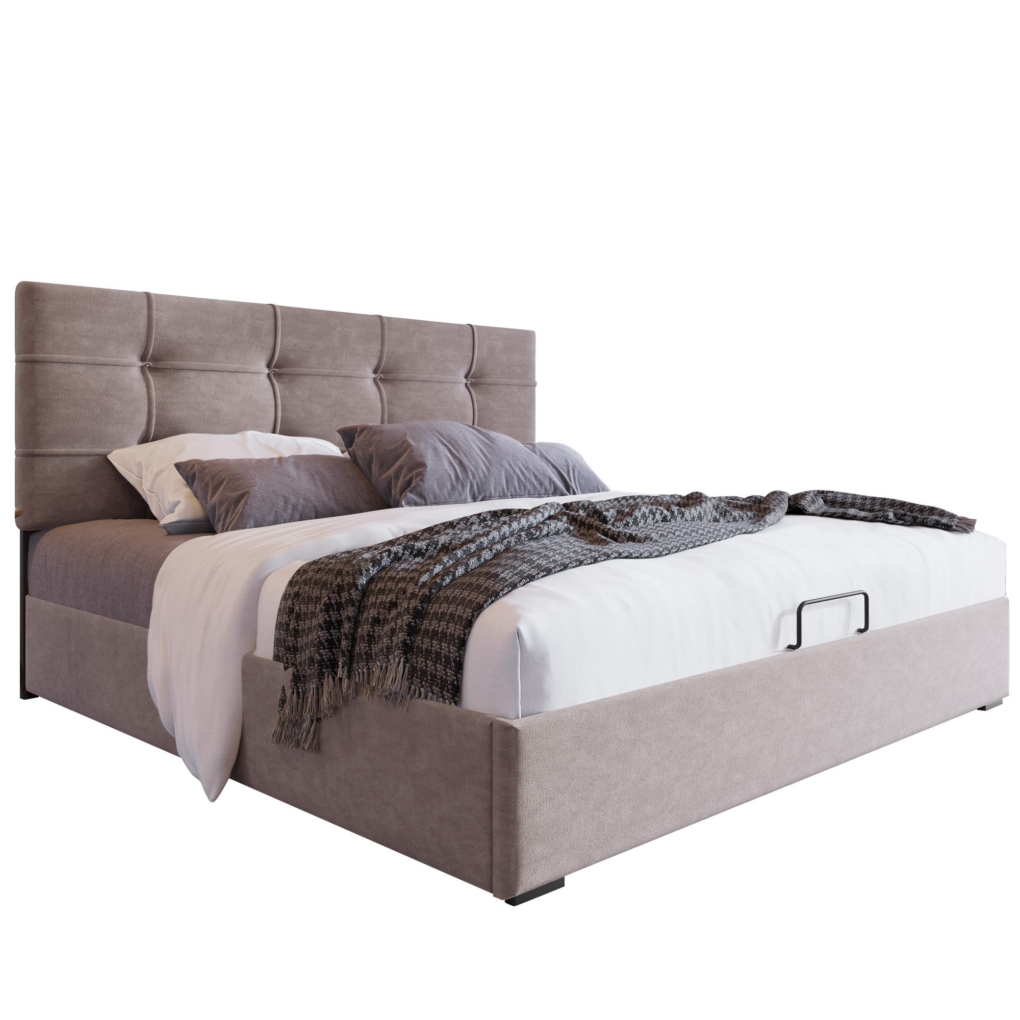 HAUSS SPOLE Polsterbett Polsterbett hydraulisches Doppelbett günstig online kaufen